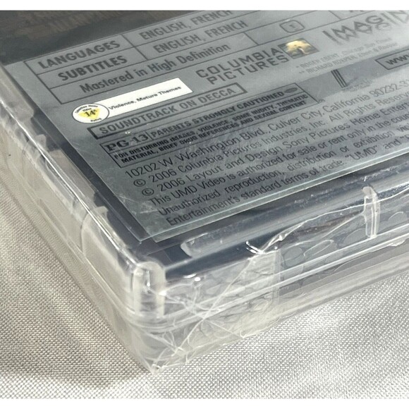 The Da Vinci Code Sony PlayStation PSP UMD-Movie 2006 New Factory Sealed - Picture 8 of 8